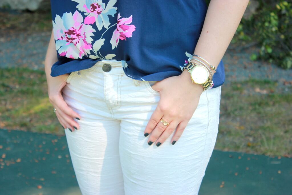 mixing floral prints