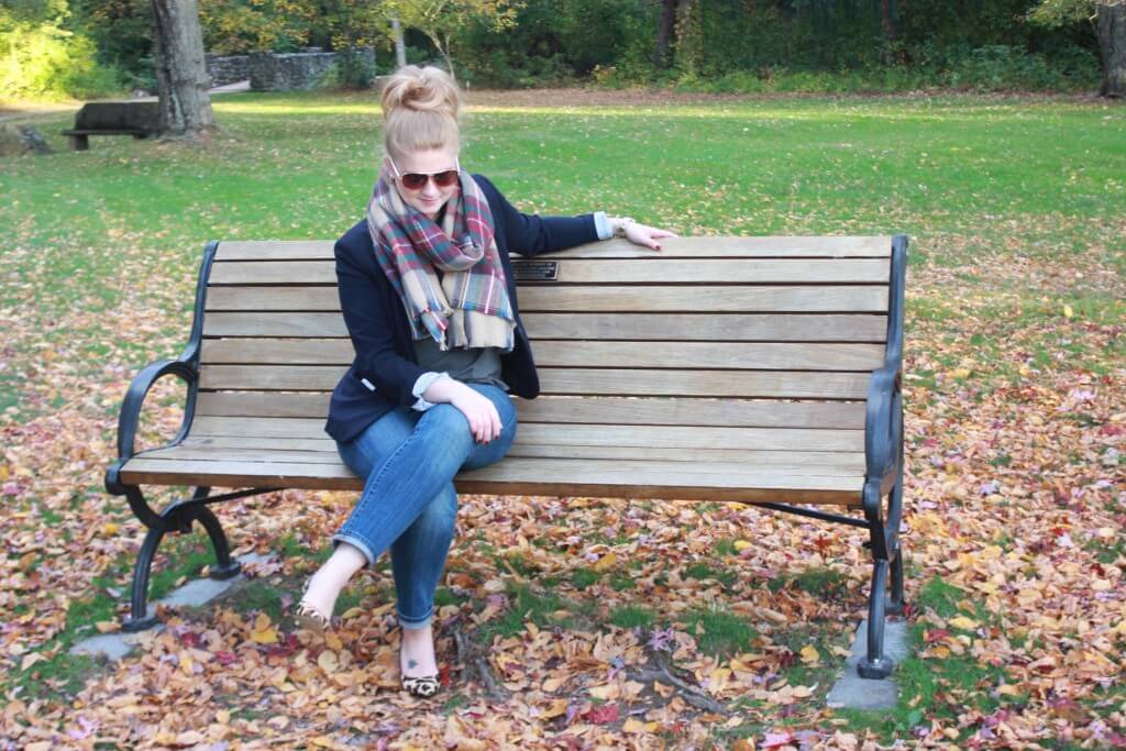 mixing plaid and leopard