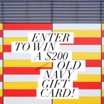 Giveaway: $200 Old Navy Gift Card
