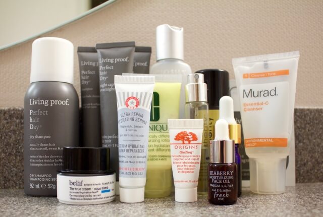 what's in my travel liquid toiletry bag