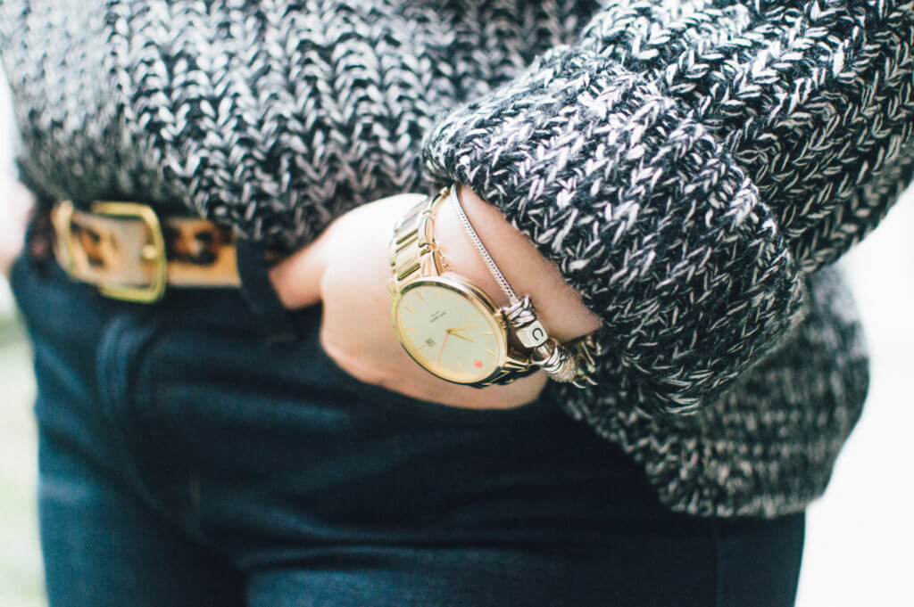 Flare Jeans and Oversized Sweater