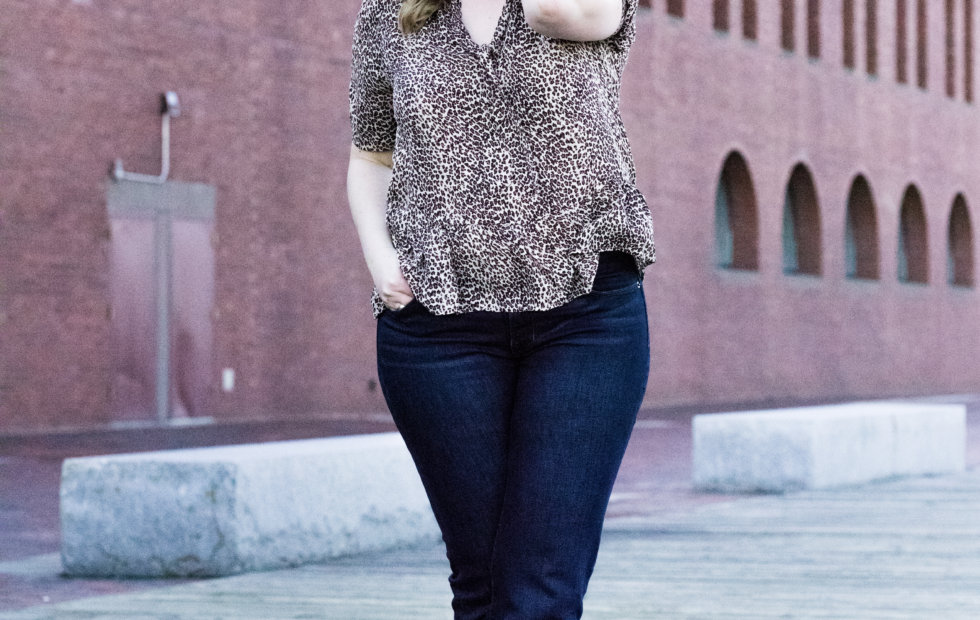 How to Style a Leopard Blouse
