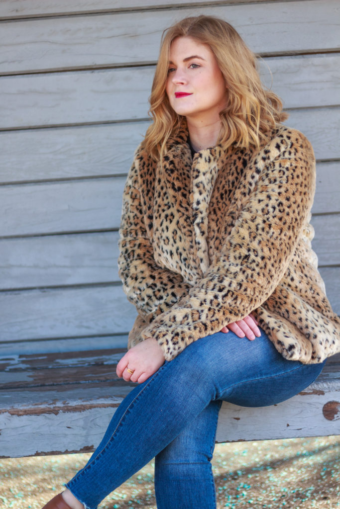 styling a leopard coat