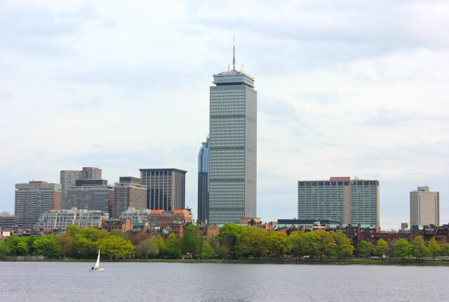 Boston Skyline from Esplanade. Boston Bloggers