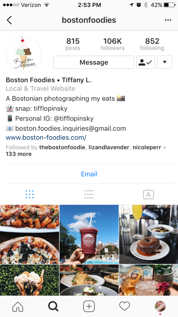 Boston Instagram Accounts